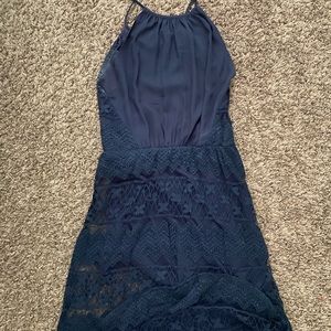 A Navy Blue Dress